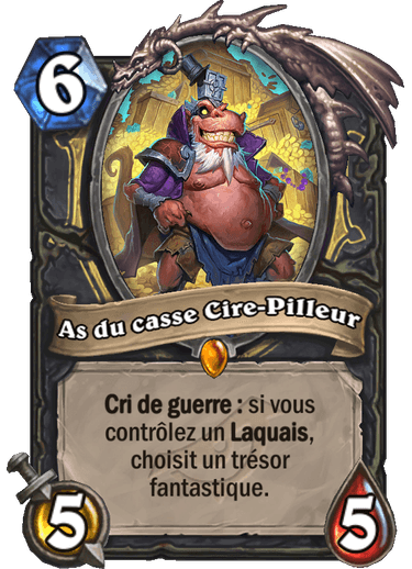 Hearthstone Carte Légendaire As du casse Cire-Pilleur Éveil des Ombres