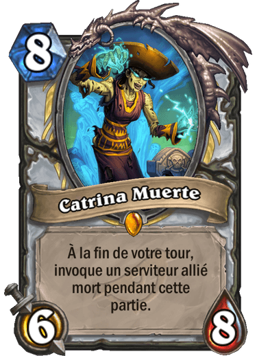 Hearthstone Carte Légandaire Catrina Muerte Éveil des ombres