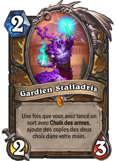 Hearthstone Légendaire Gardien Stalladris Éveil des Ombres