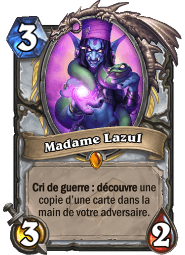 Hearthstone Carte Légendaire Madame Lazul Éveil des ombres