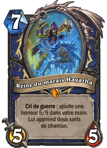 Hearthstine Reine du marais Hagatha