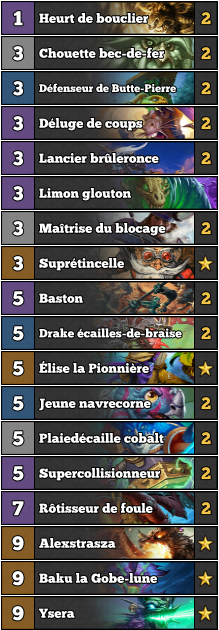 Deck Guerrier Dragon Impair