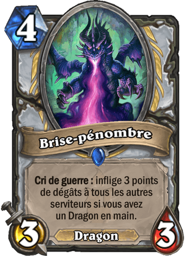 Hearthstone Brise-pénombre Carte