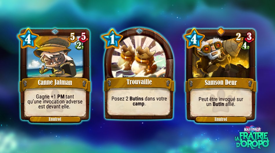 Nouvelles cartes de la Fratrie dévoilées