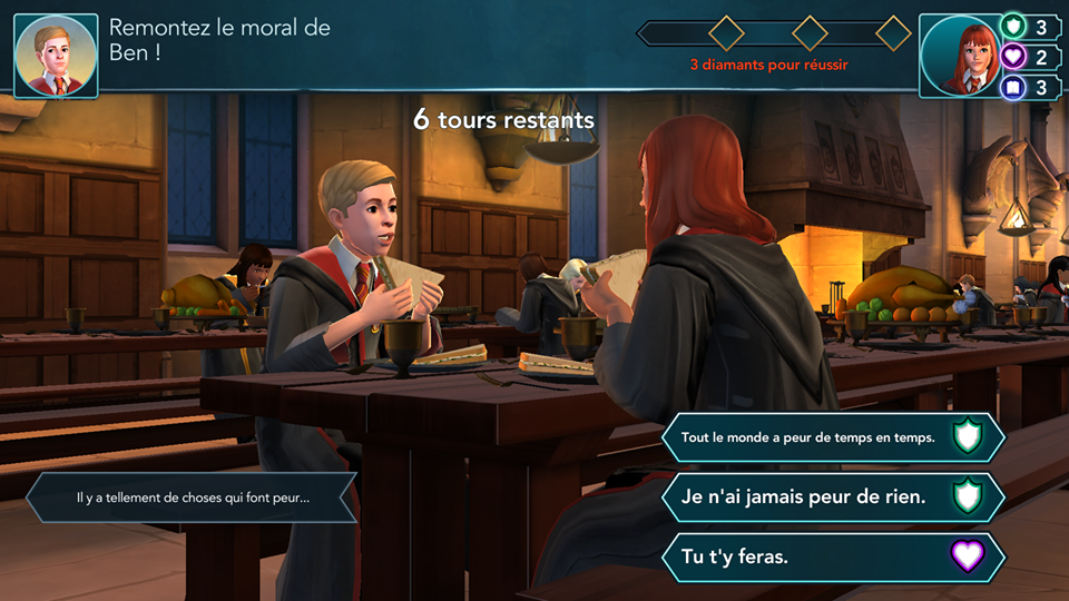 Comment remonter le moral de Ben ?