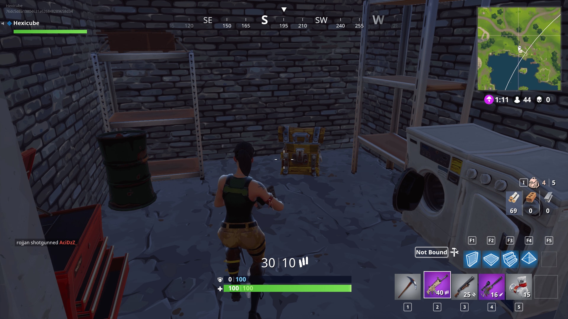 Défi : coffres à Loot Lake