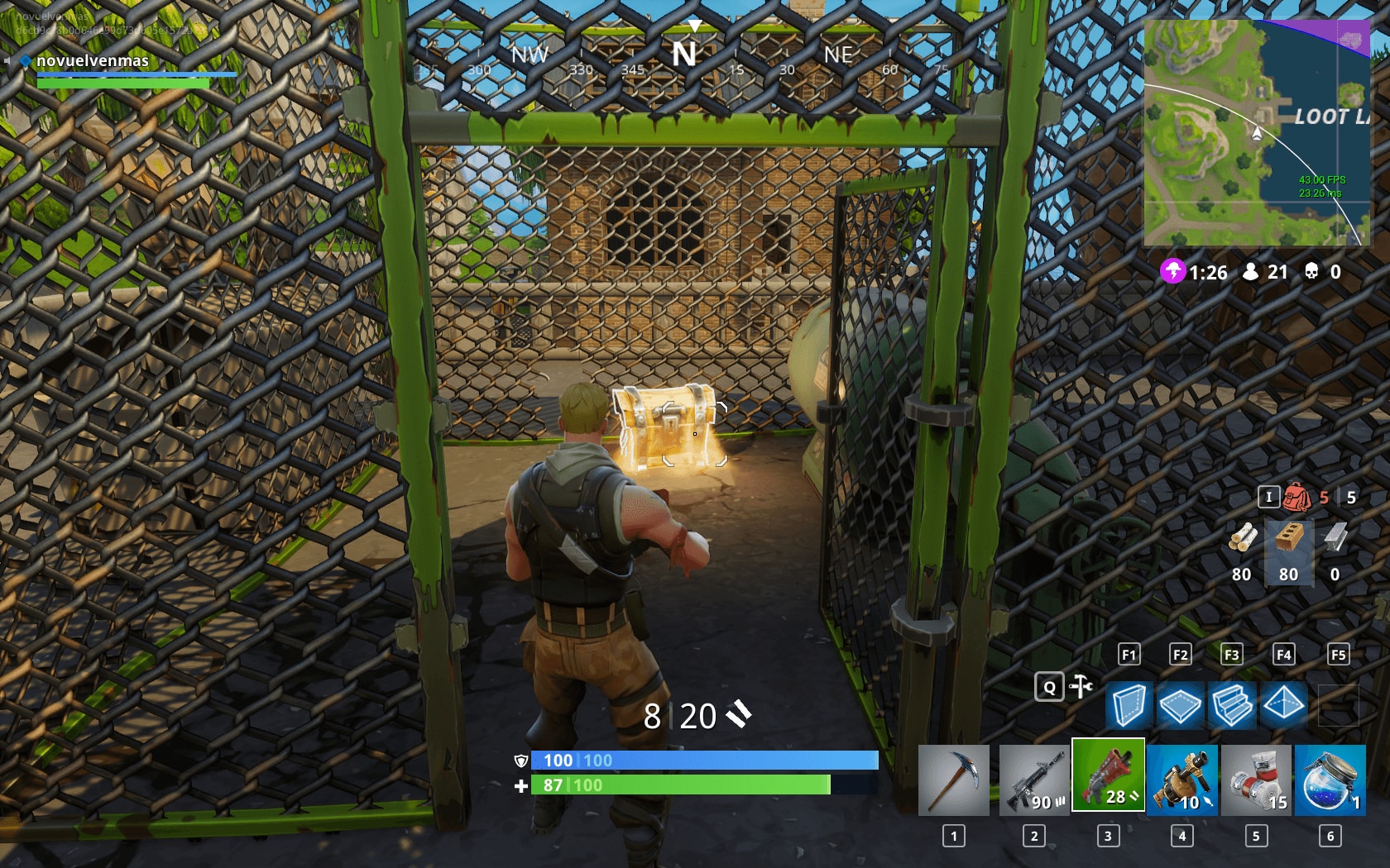 Défi : coffres à Loot Lake