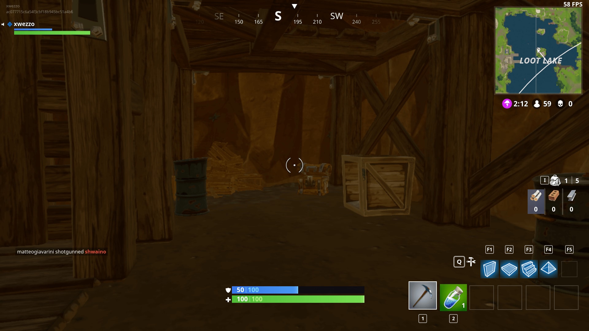 Défi : coffres à Loot Lake