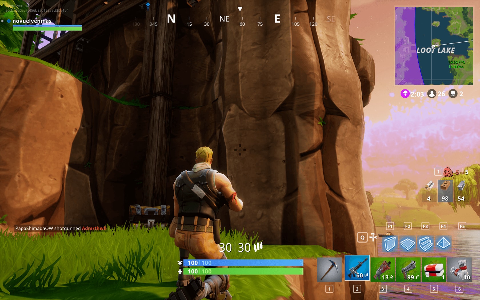 Défi : coffres à Loot Lake