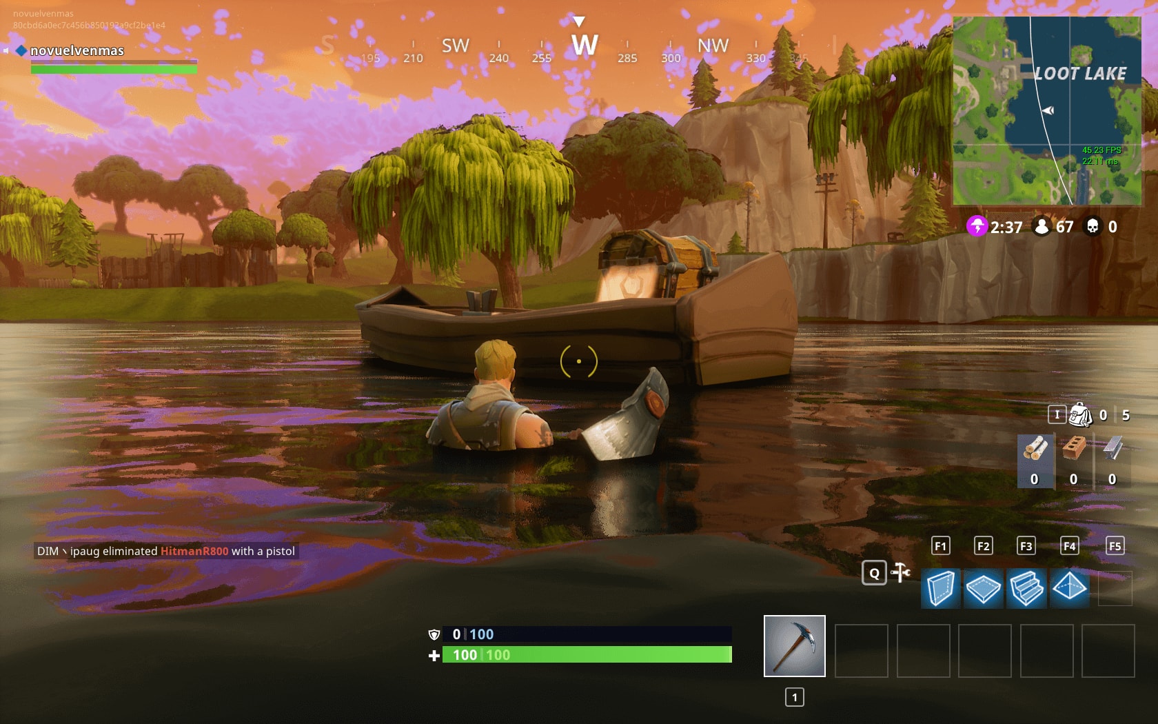 Défi : coffres à Loot Lake