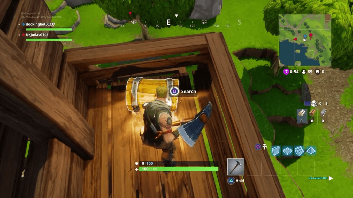 Défi : coffres à Loot Lake