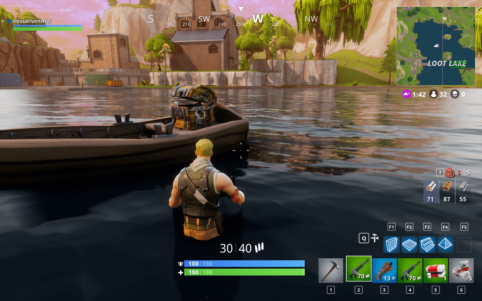 Défi : coffres à Loot Lake