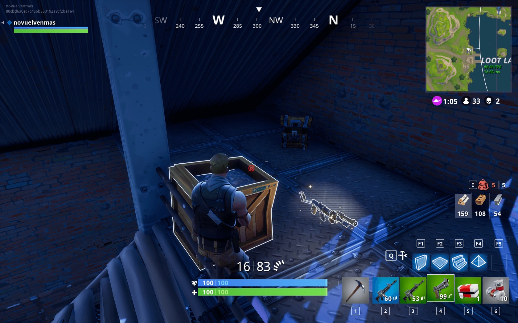 Défi : coffres à Loot Lake