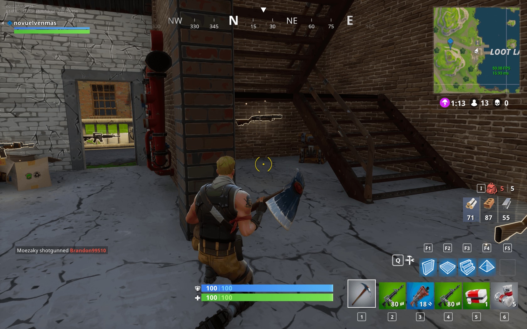 Défi : coffres à Loot Lake