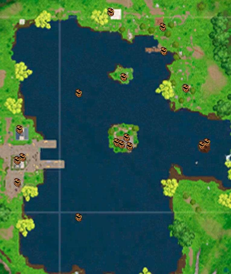 Défi : coffres à Loot Lake