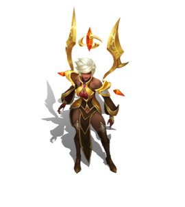 LoL Karma Conquérant Chroma Doré