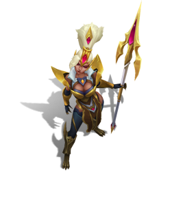 LoL Nidalee Challenger Chroma Doré