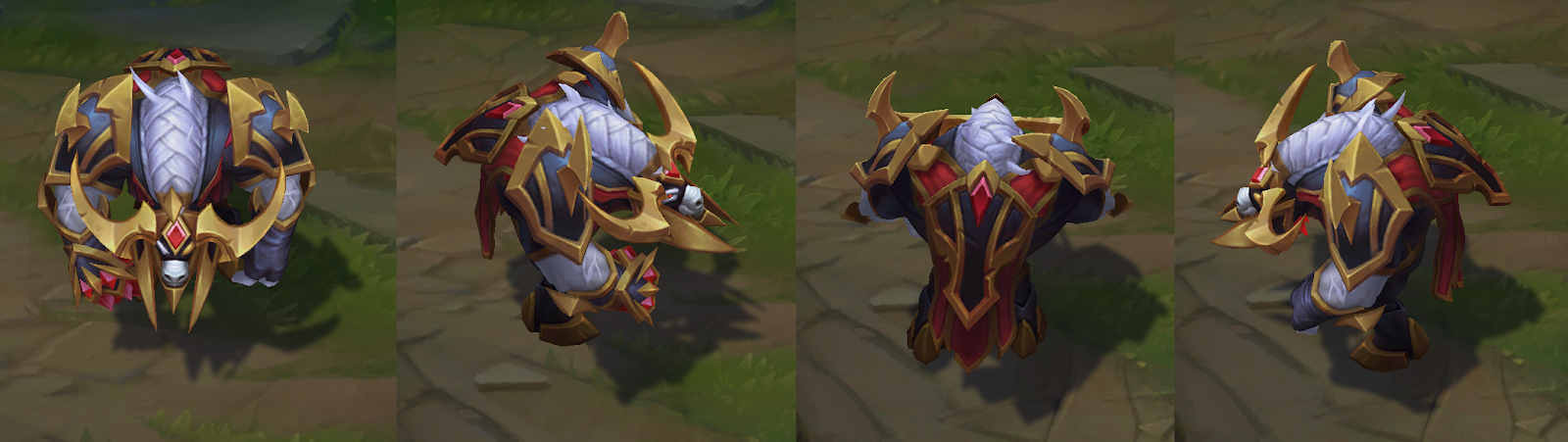 LoL Alistar Conquérant MSI Skin PBE