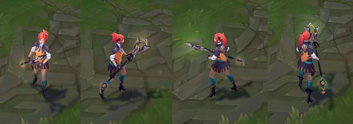 LoL Battle Academia Lux Skin PBE