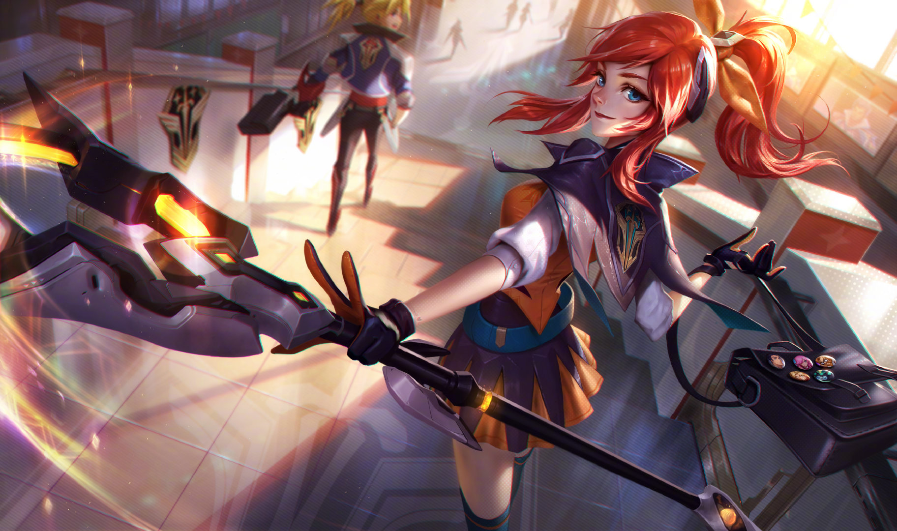 LoL Battle Academia Lux Skin PBE