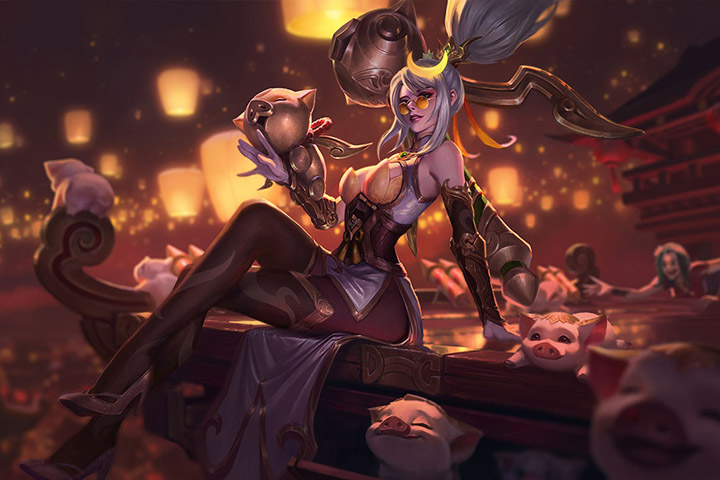 Vayne Pyrotechnicienne Skin LoL