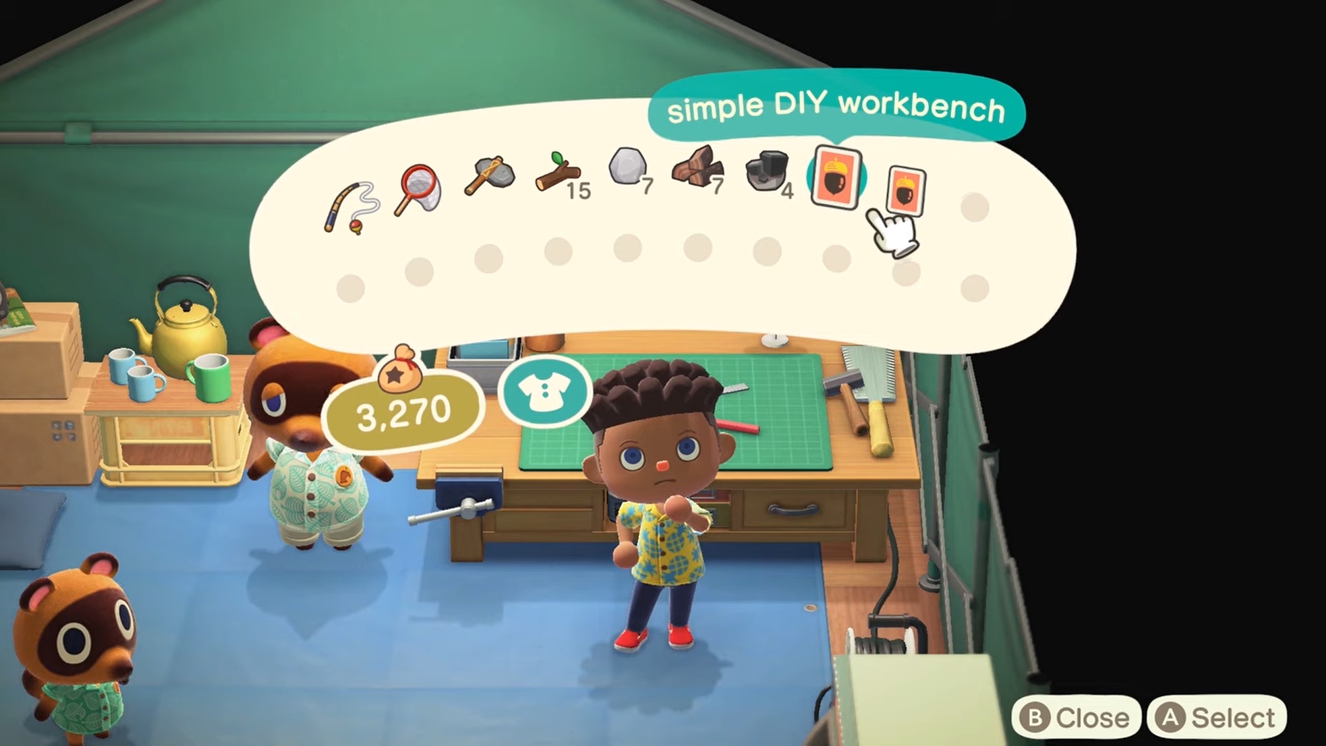Créez et personnalisez vos objets sur Animal Crossing New Horizons