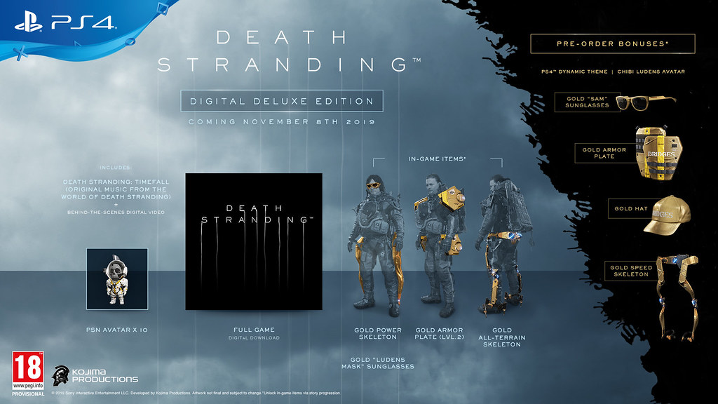 Death Strading : Prix et éditions exclusives