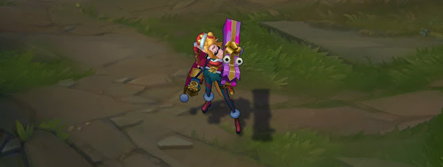 Splash-art du skin Draven Père Noël