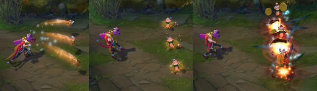 Splash-art du skin Draven Père Noël