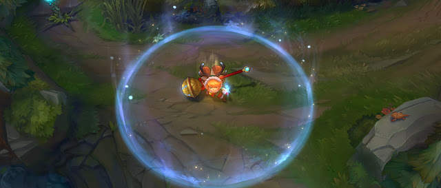 Splash-art du skin Draven Père Noël