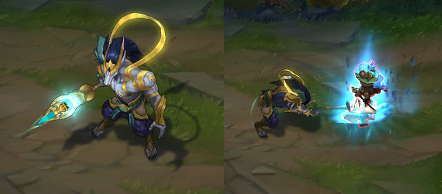 Splash-arts des skins lunaires