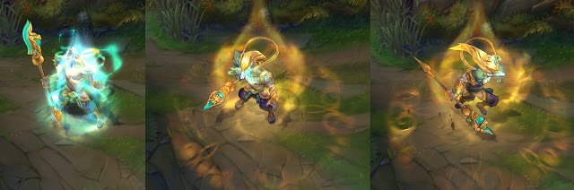 Splash-arts des skins lunaires