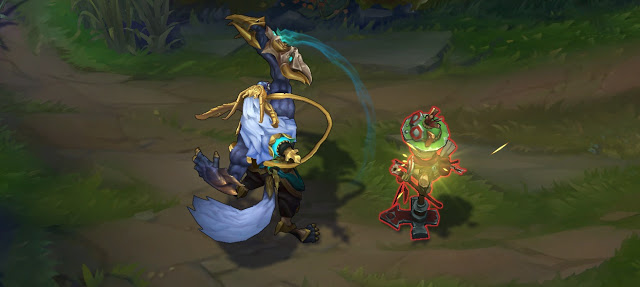 Splash-arts des skins lunaires