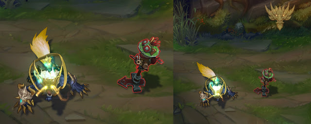 Splash-arts des skins lunaires