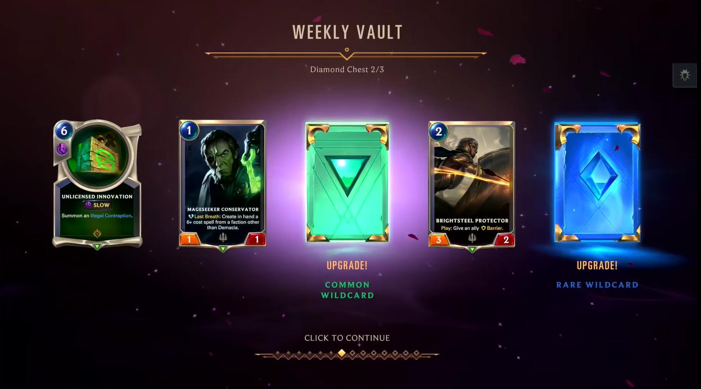 Comment obtenir des cartes sur Legends of Runeterra ?