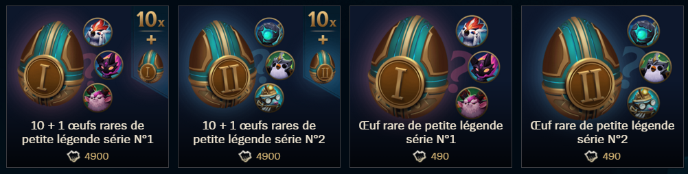 Comment faire évoluer votre petite légende ?