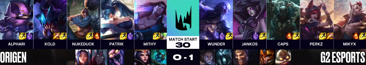 G2 brise la méta pour battre Origen