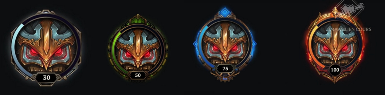 Disparition des PI et nouveaux niveaux