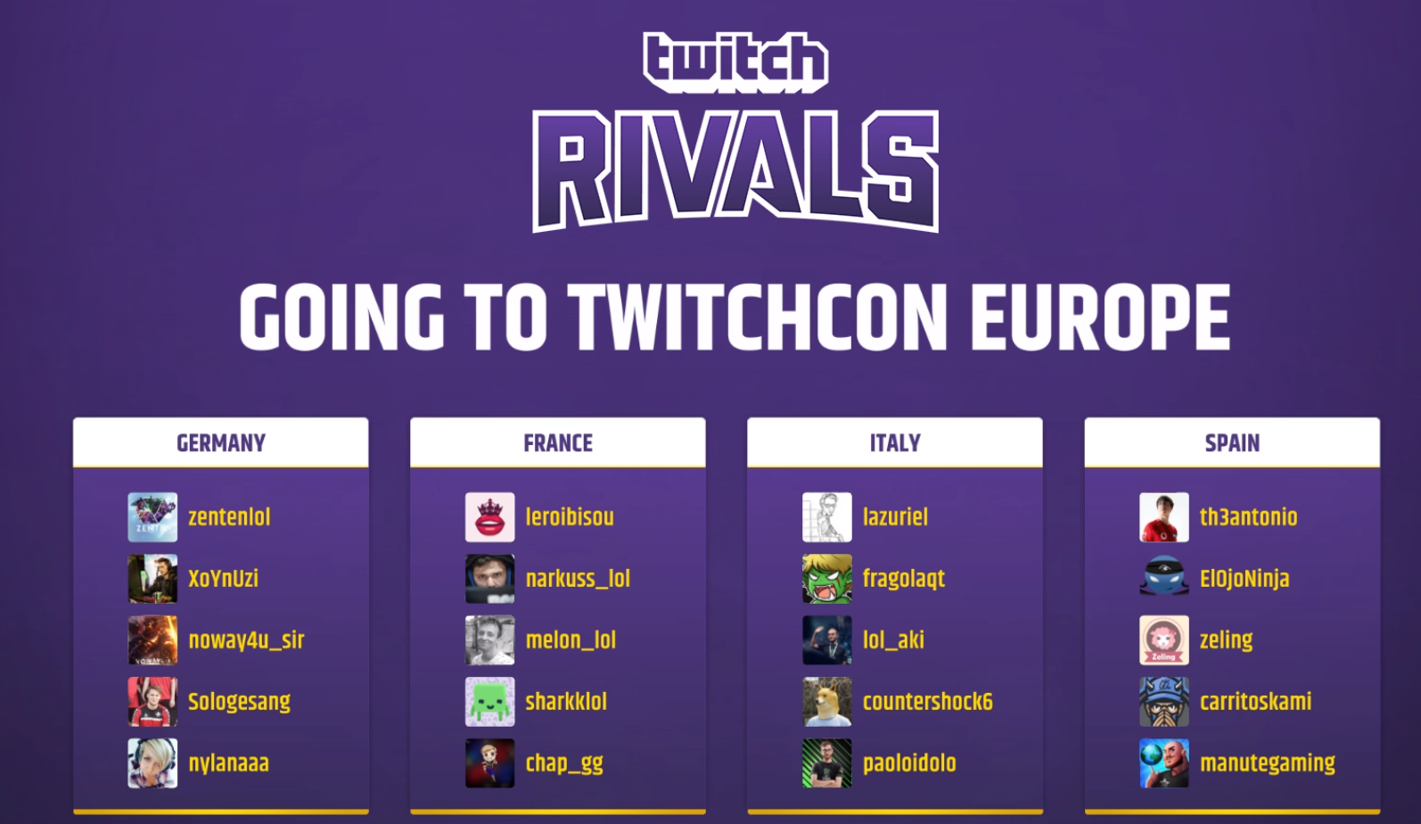 LoL Equipes Qualifiees Twitch Rivals EU