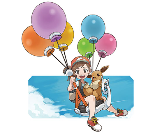 Pokémon Let's Go Évoli Envol