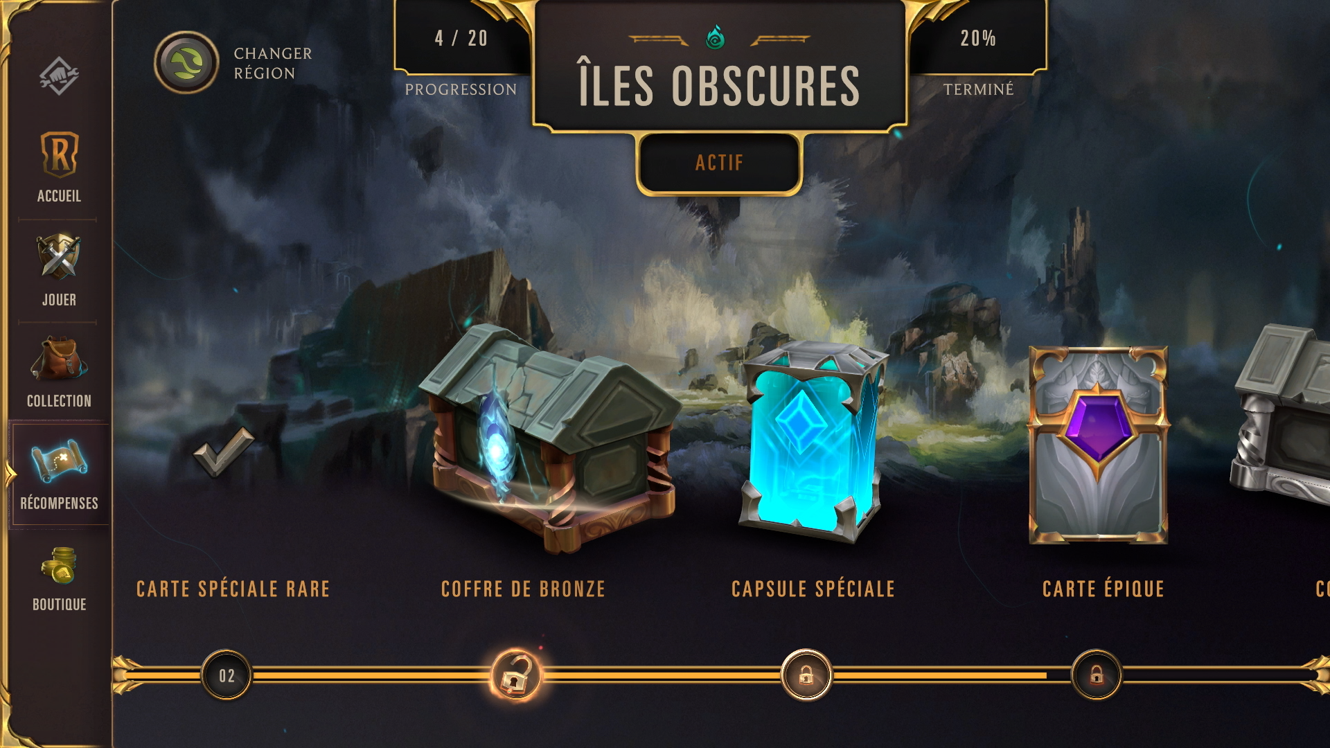 LoR - récompenses-xp - legends-of-runeterra