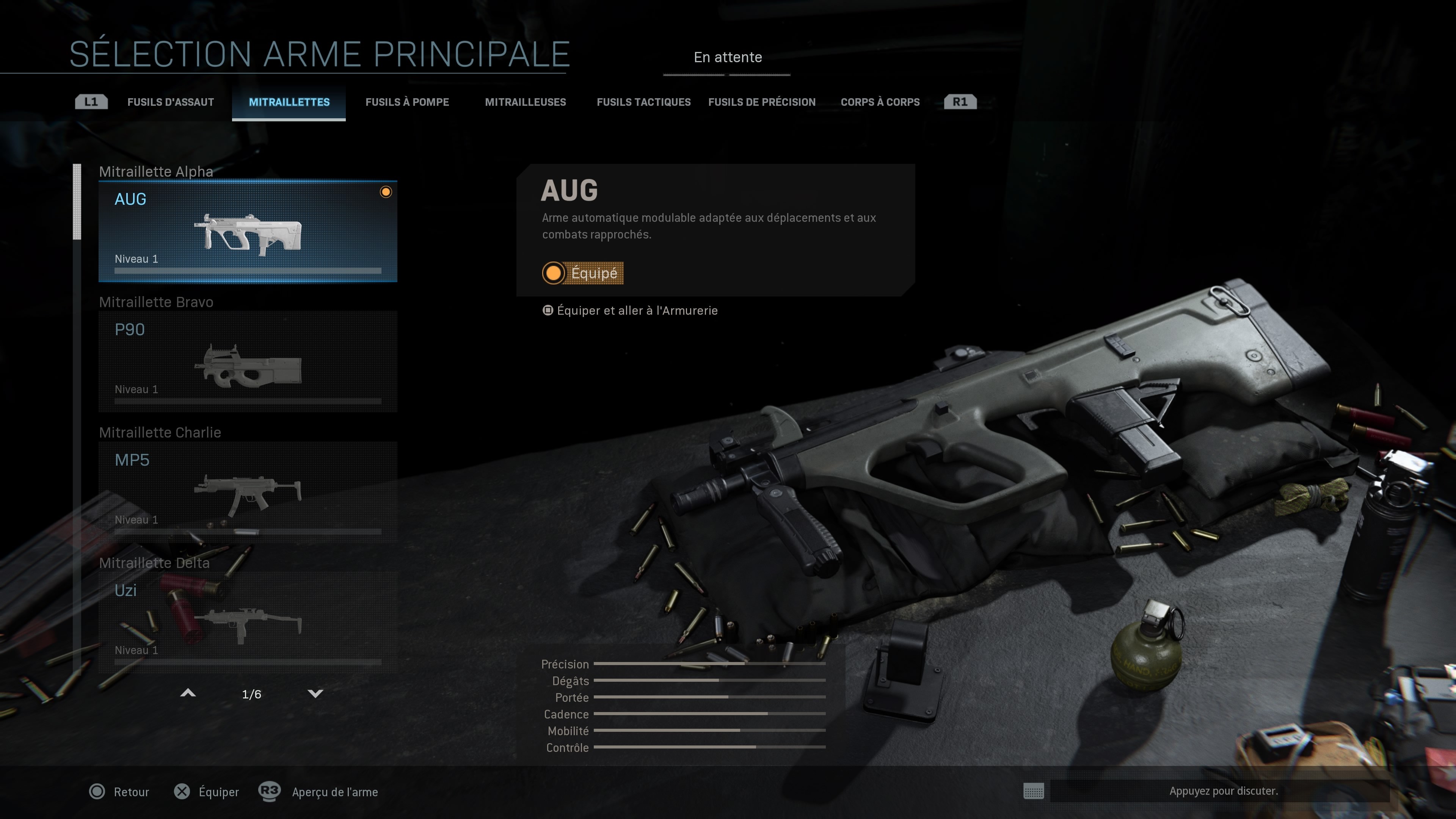 Les meilleures armes de COD MW