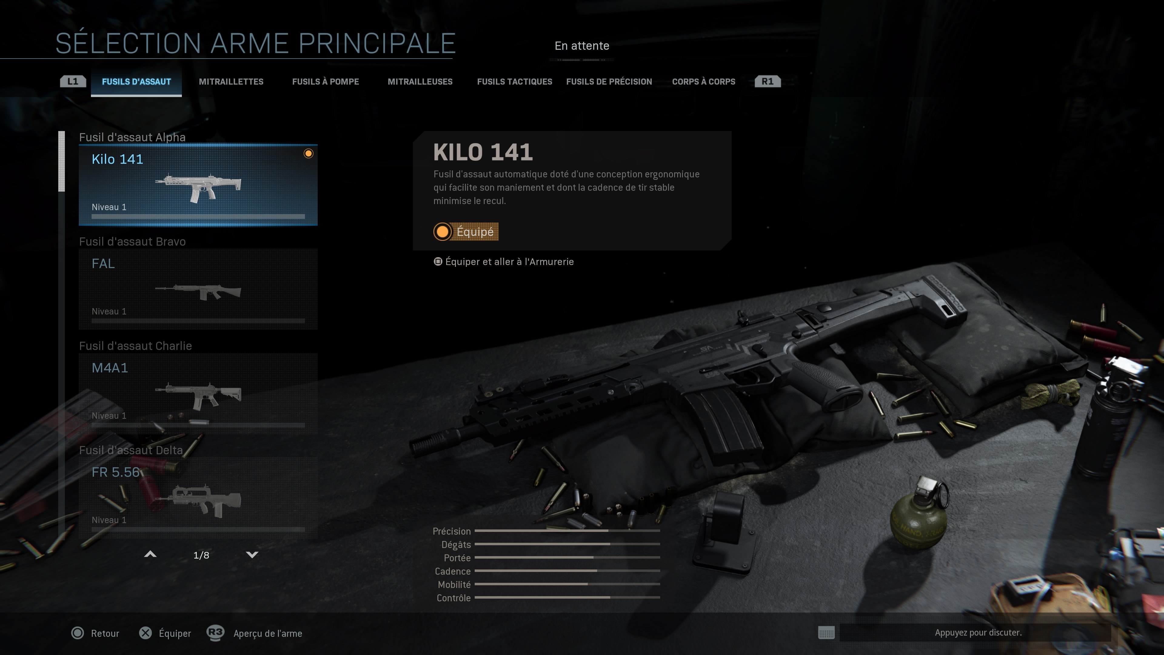 Les meilleures armes de COD MW