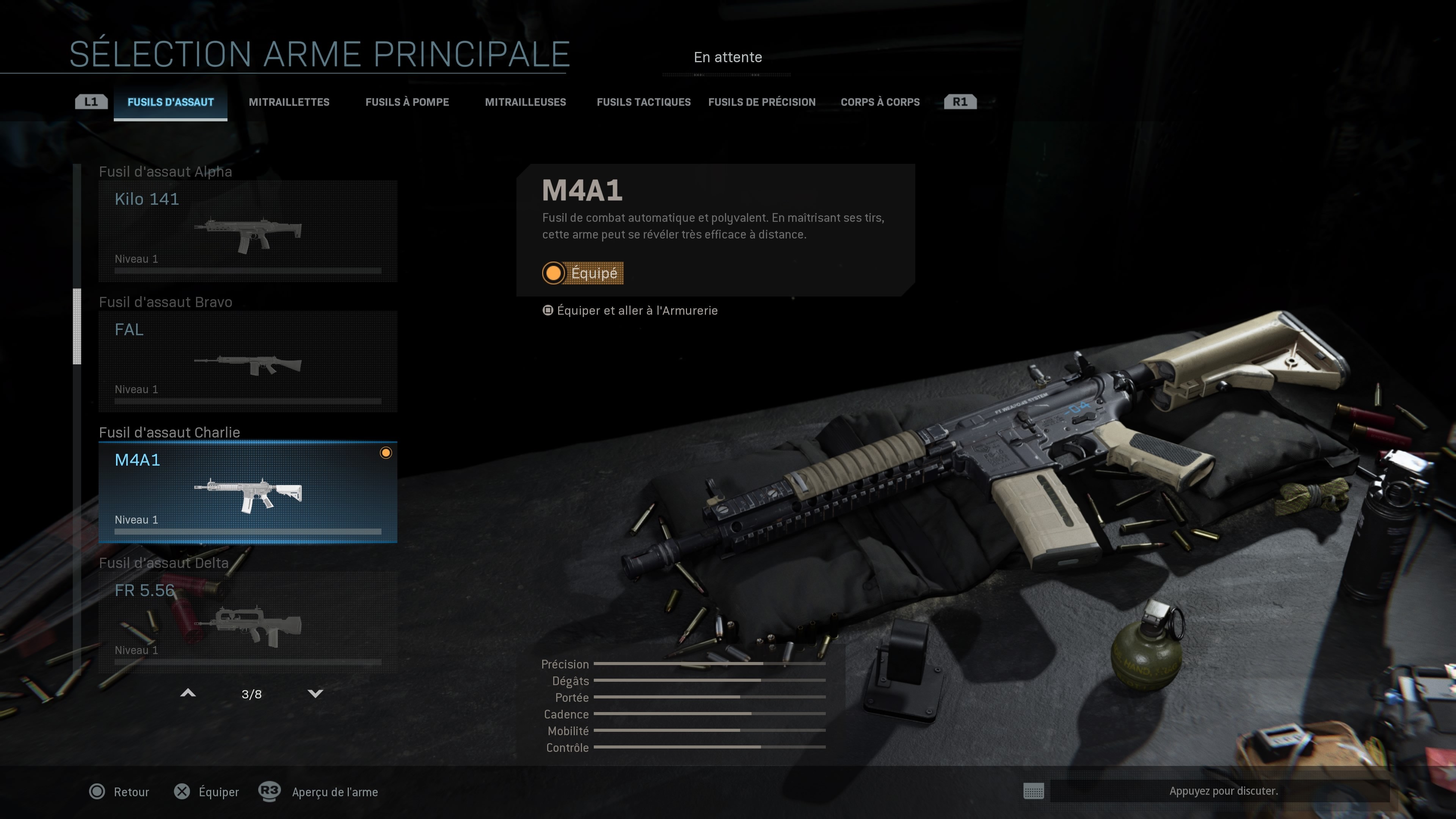 Les meilleures armes de COD MW