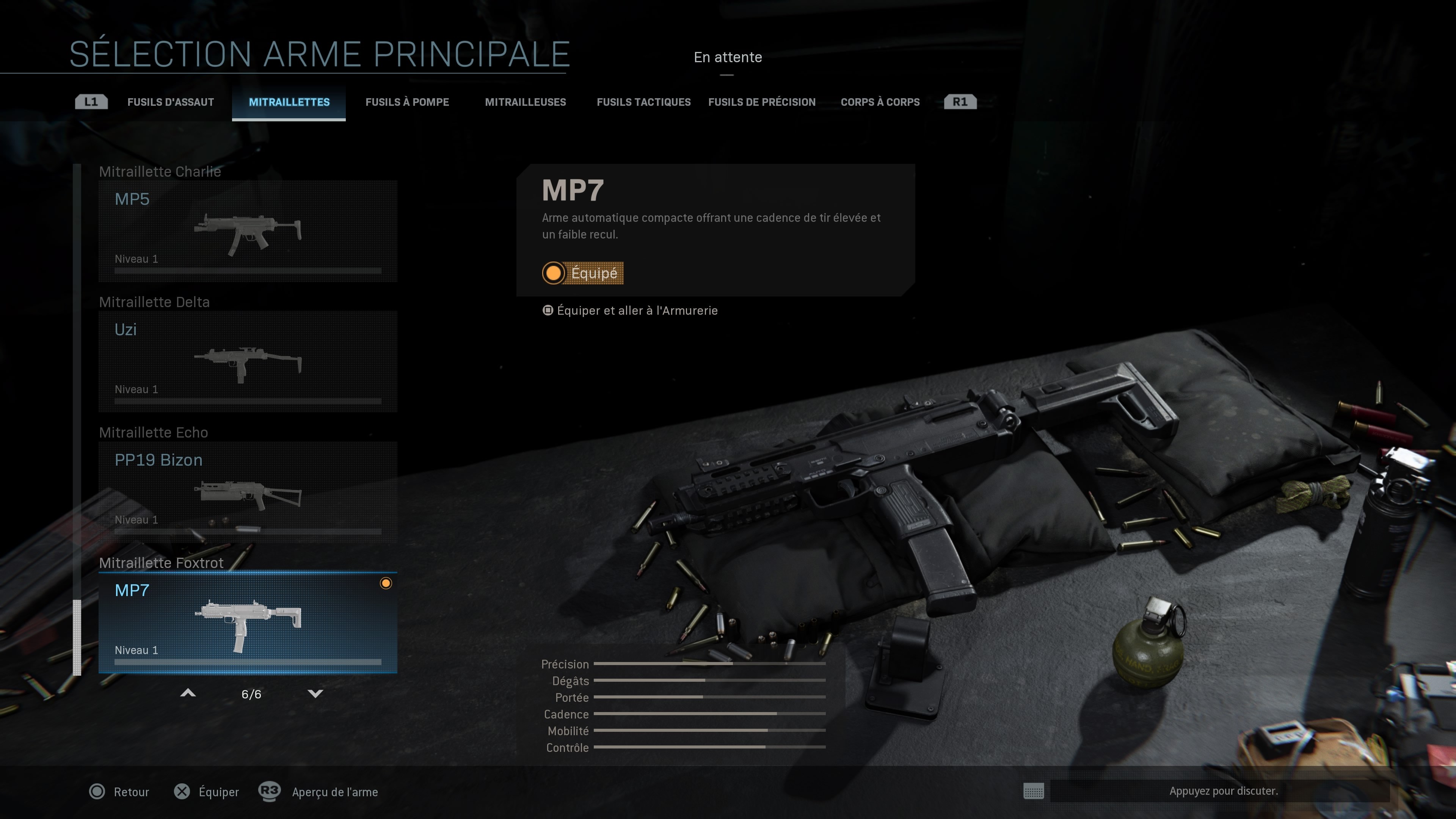 Les meilleures armes de COD MW