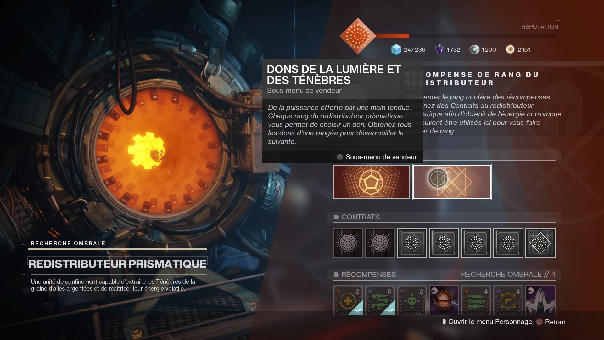 Comment utiliser et améliorer le Redistributeur prismatique