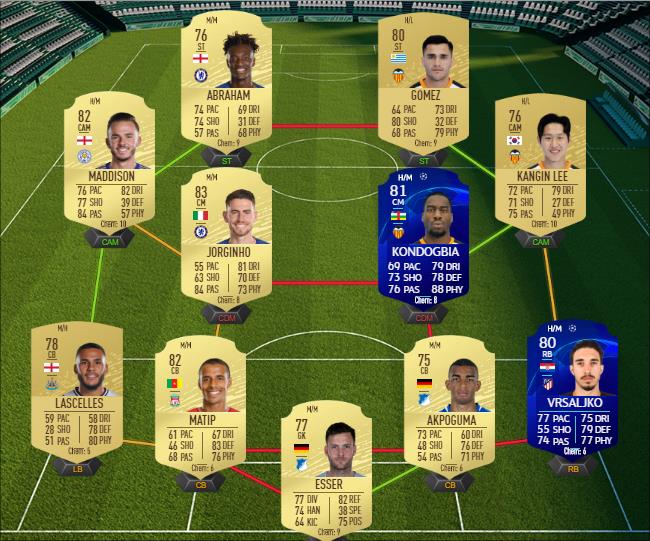 DCE : Affiches UEFA du 25 février