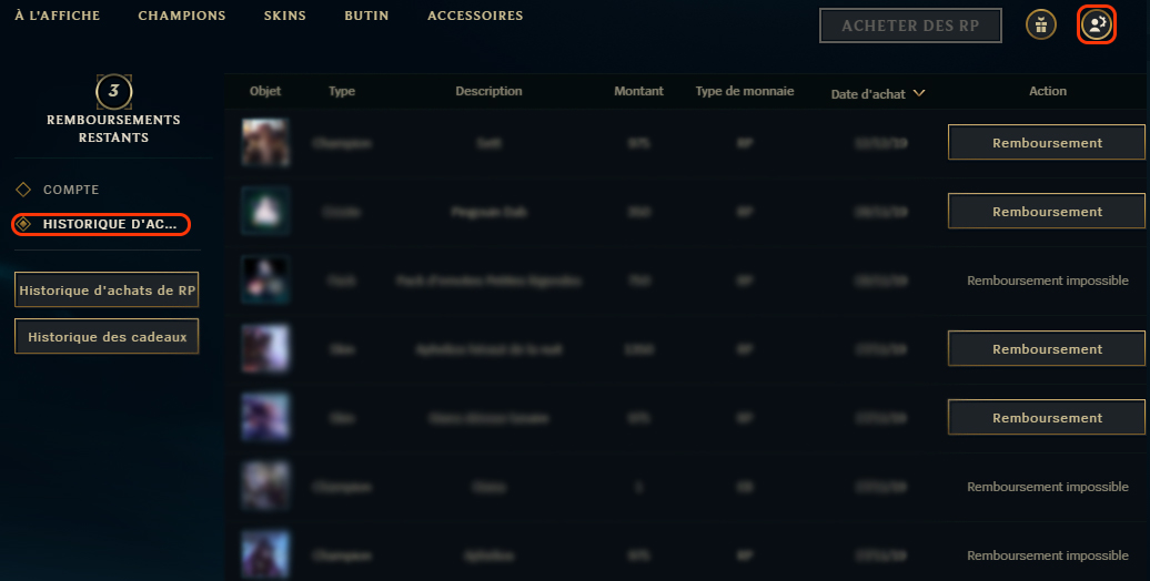 Riot Games offre un jeton de remboursement gratuit pour 2020