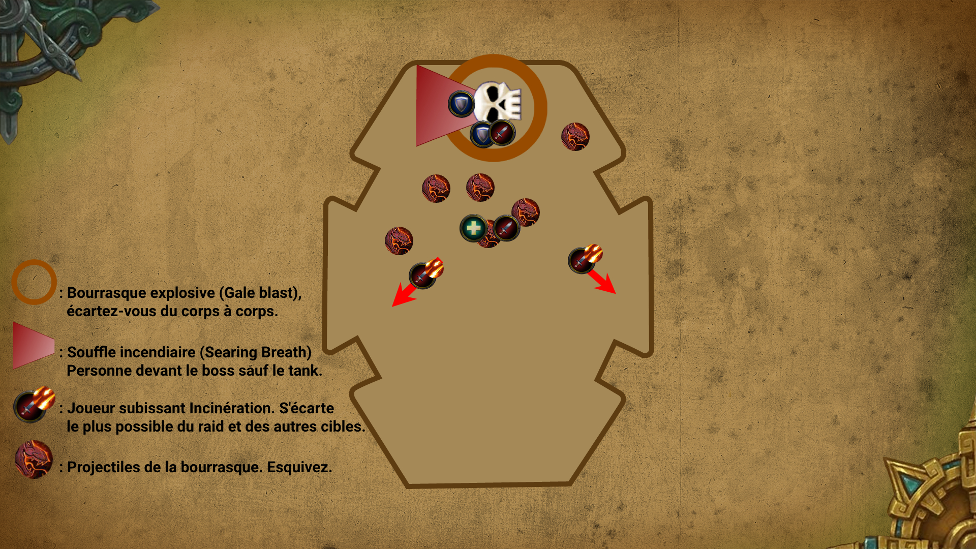 Phase 1, première partie, carte tactique