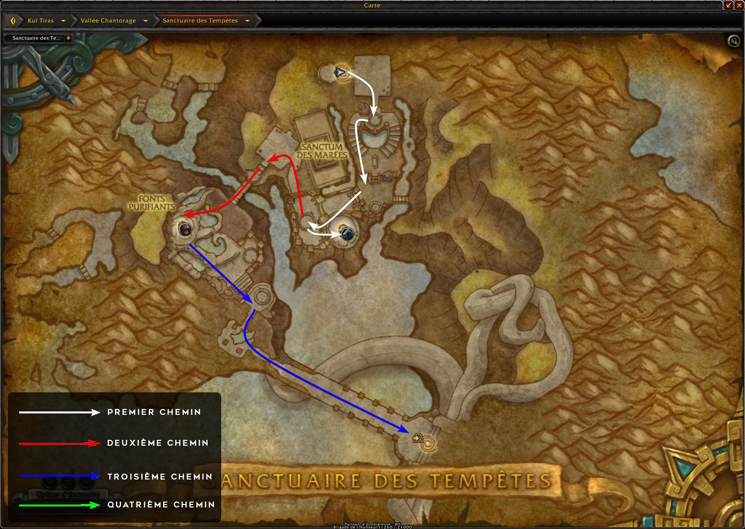 Réussir Sanctuaire des Tempêtes